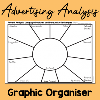 advertising analysis graphic organiser