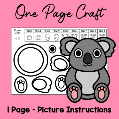 one page koala craft