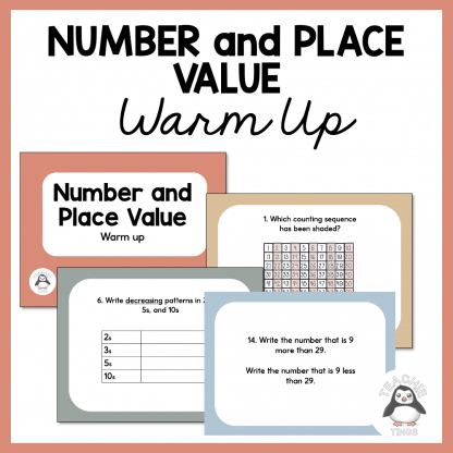 number and place value warm uo