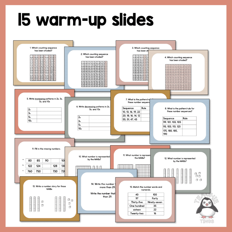 Year 2 Number and Place Value Warm-Up PowerPoint - Image 2