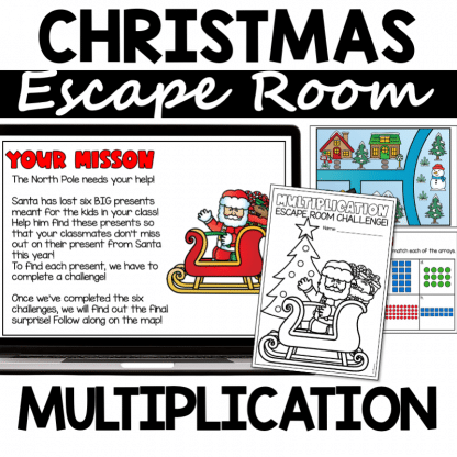 Christmas Maths escape room