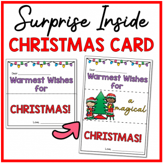 Surprise Inside Christmas Card!