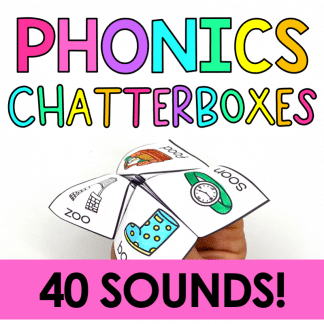Phonics Chatterboxes | Phoneme-grapheme Fortune Tellers