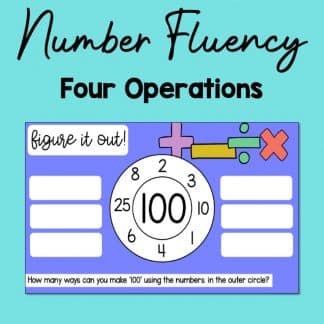 number fluency warm up