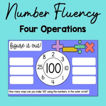 number fluency warm up