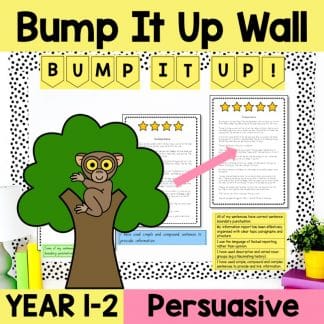Year 1/2 Persuasive Bump It Up Wall