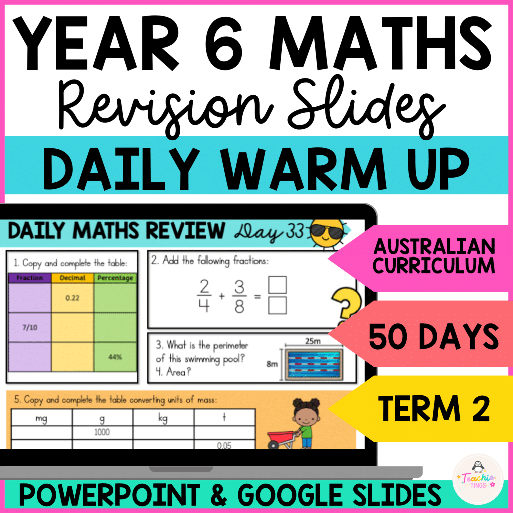 Year 6 daily maths slides Term 2