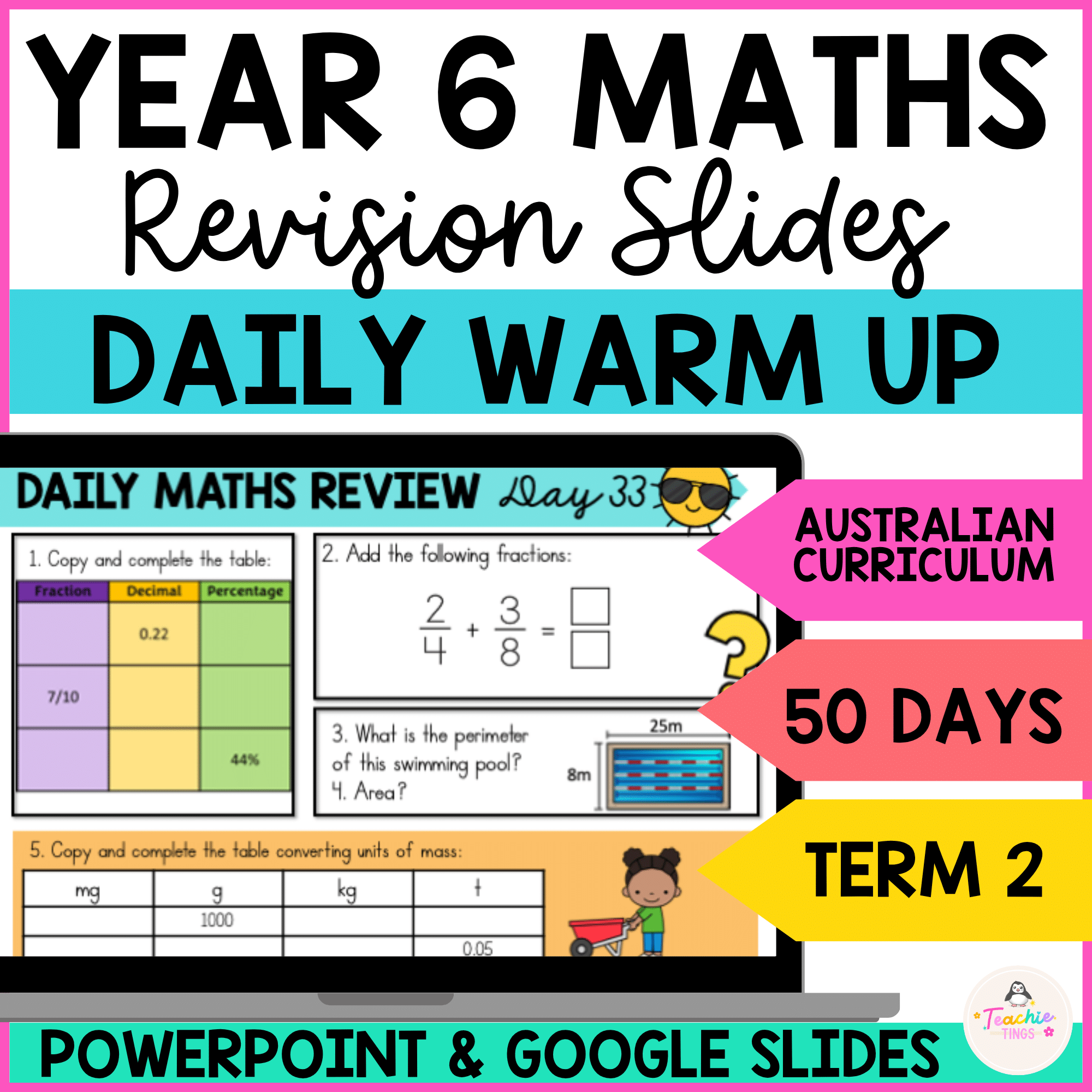 Year 6 daily maths slides Term 2