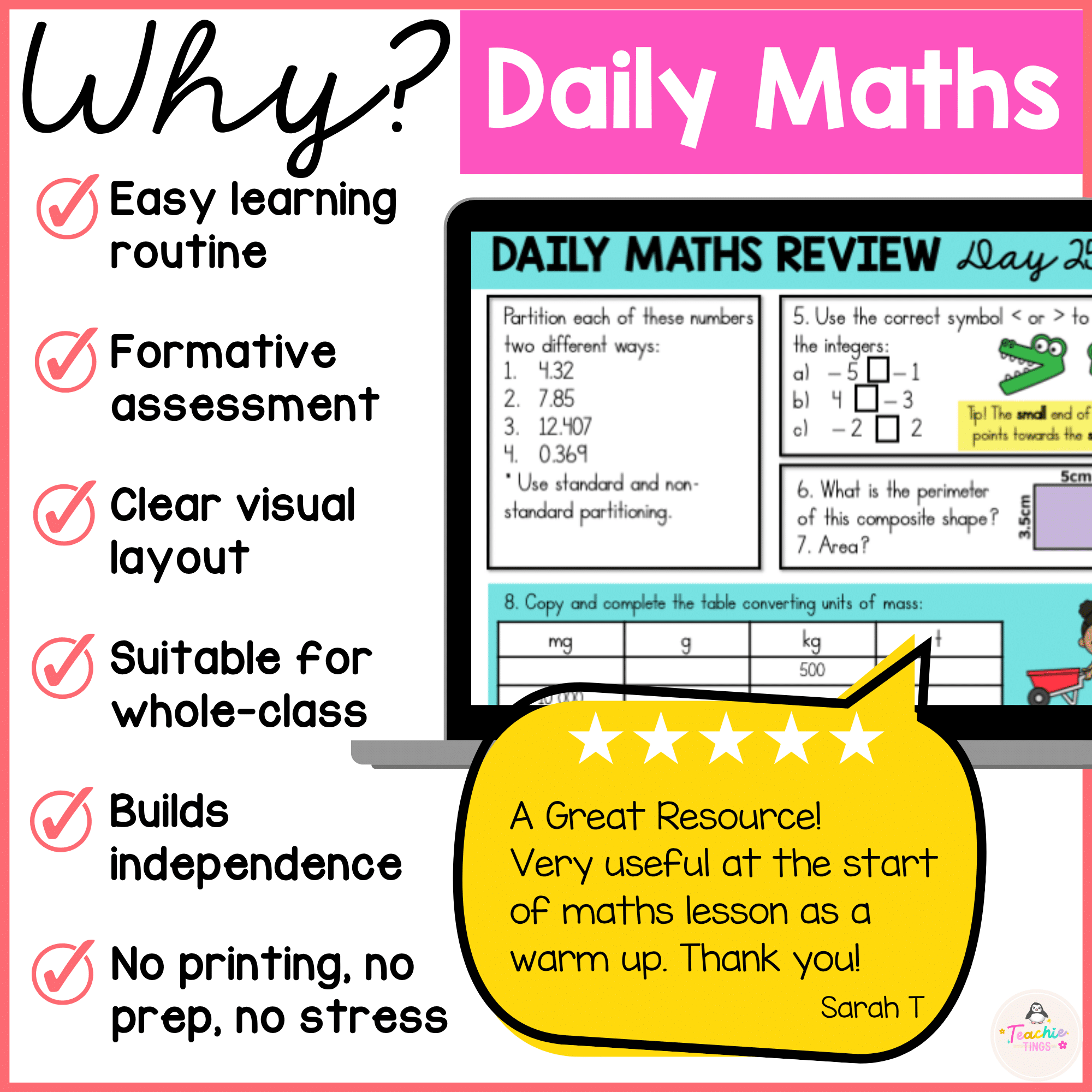 Year 6 Daily Maths Review Set Two - Image 4