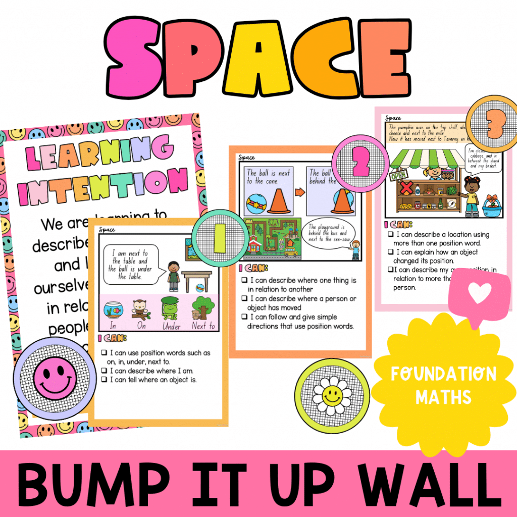 Foundation Maths Space Bump It Up Wall