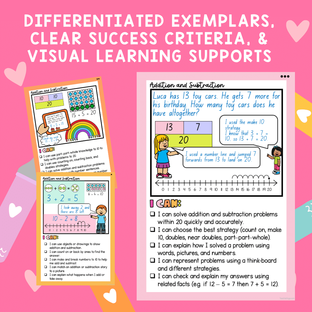 Year 1 Addition and Subtraction Maths Bump It Up Wall - Image 2