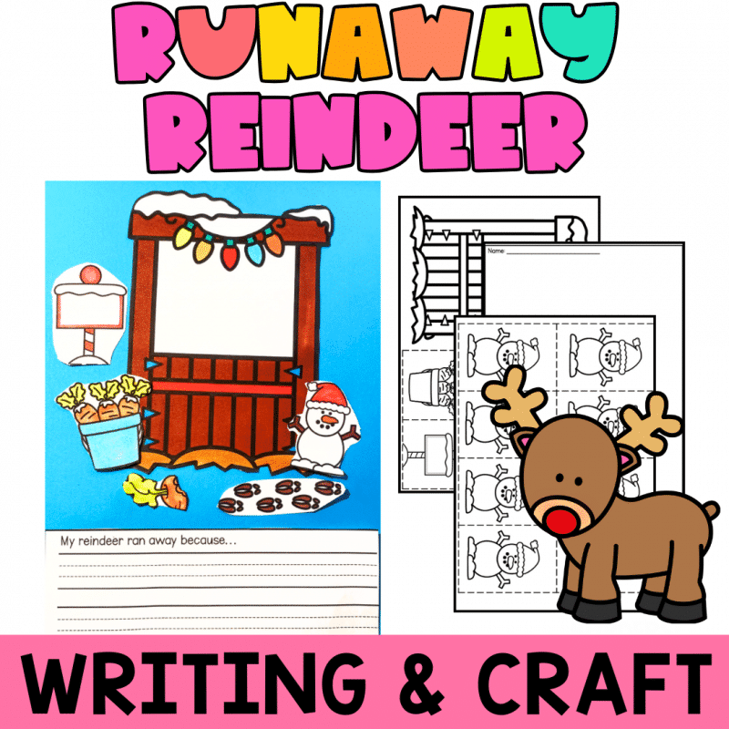 Runaway Reindeer Writing and Craft