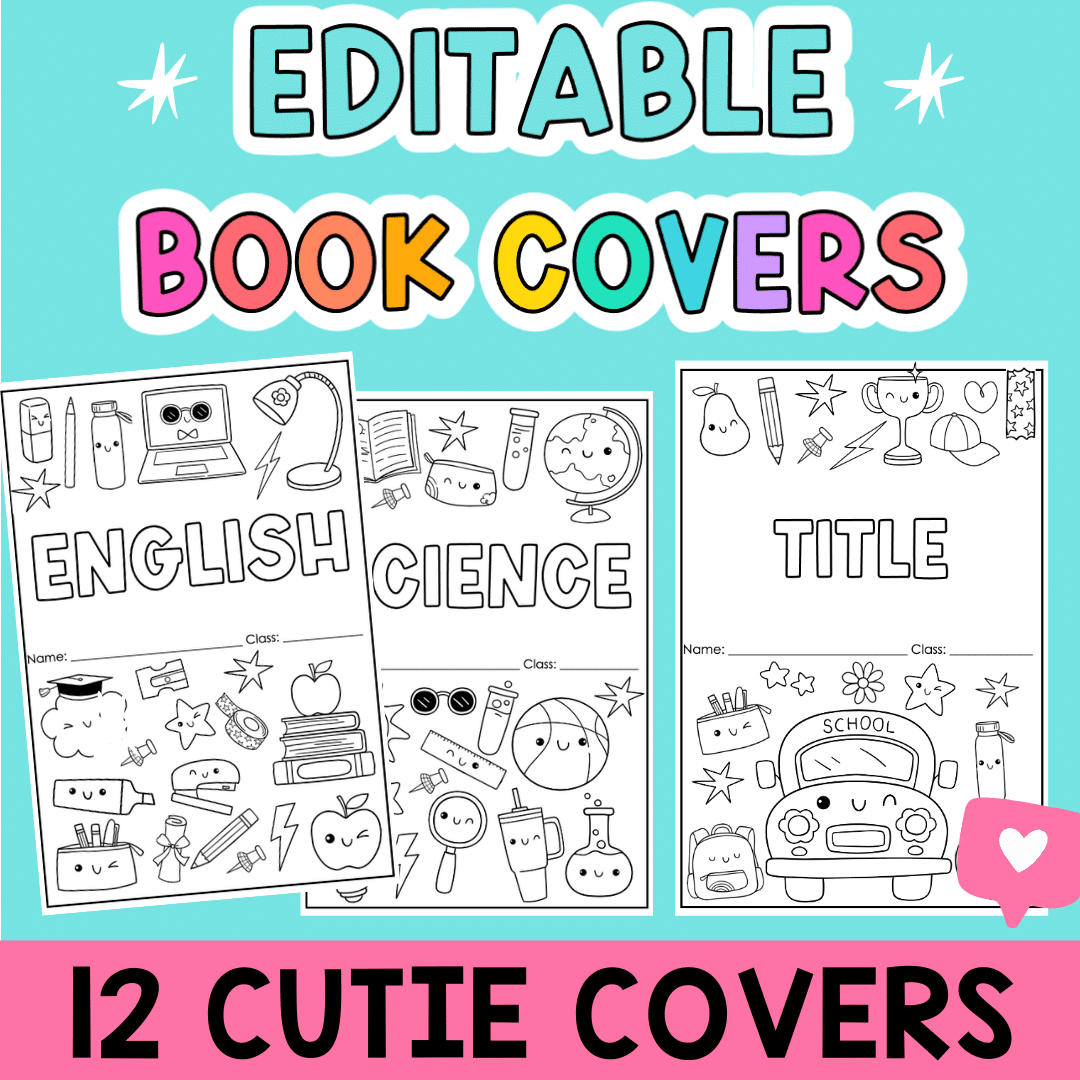 editable book covers