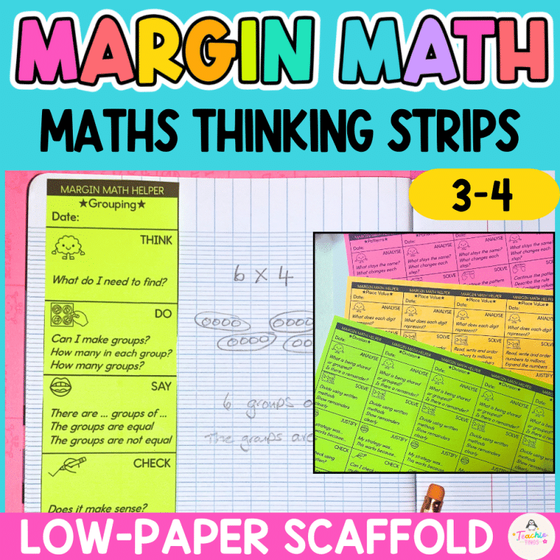 Margin Maths Years 3-4 Australian Curriculum v9 Maths Problem-Solving & Reasoning
