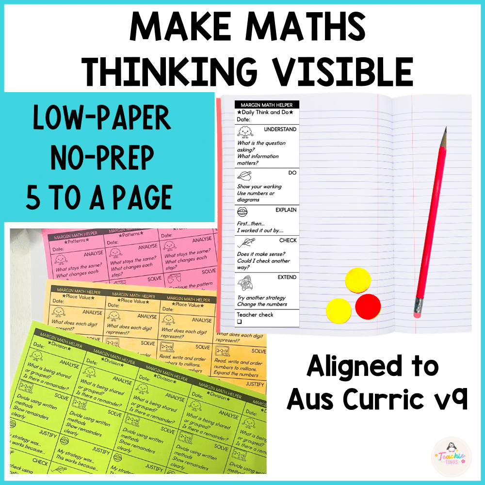 Margin Maths Years 3-4 Australian Curriculum v9 Maths Problem-Solving & Reasoning - Image 2