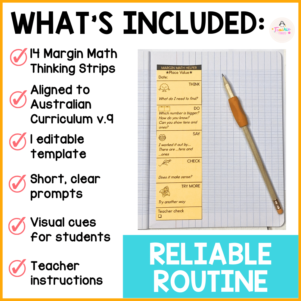Margin Maths Problem-Solving Routine K-2 - Image 3