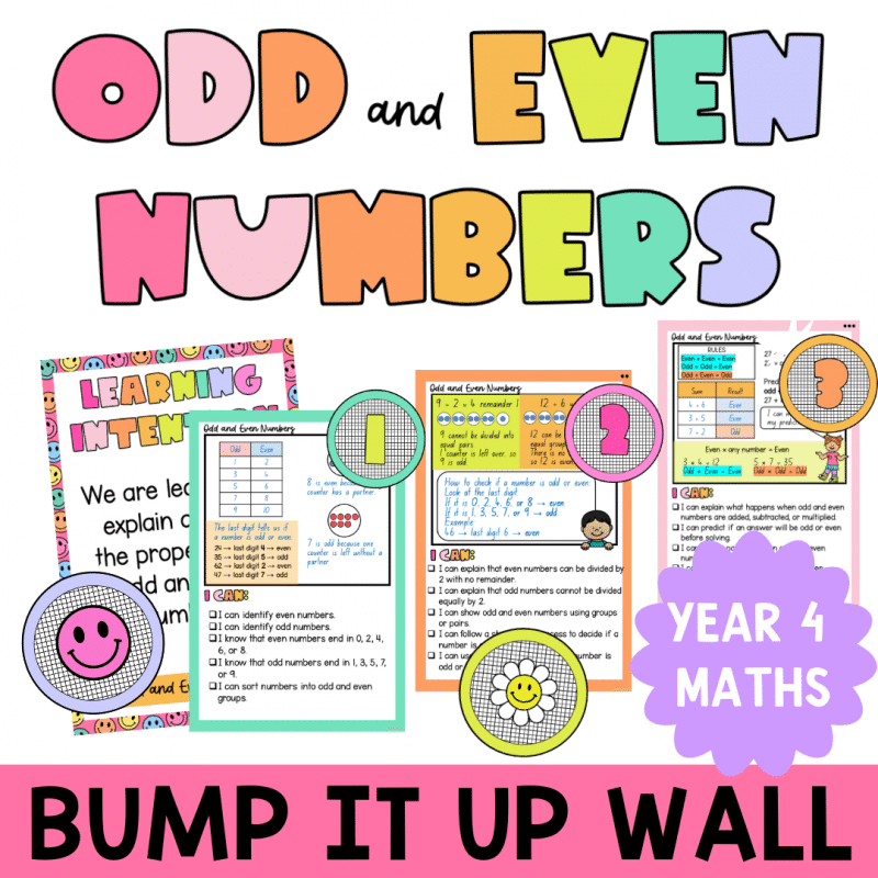 odd and even numbers