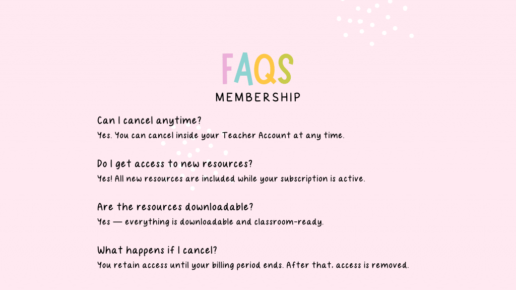 teachie tings FAQs