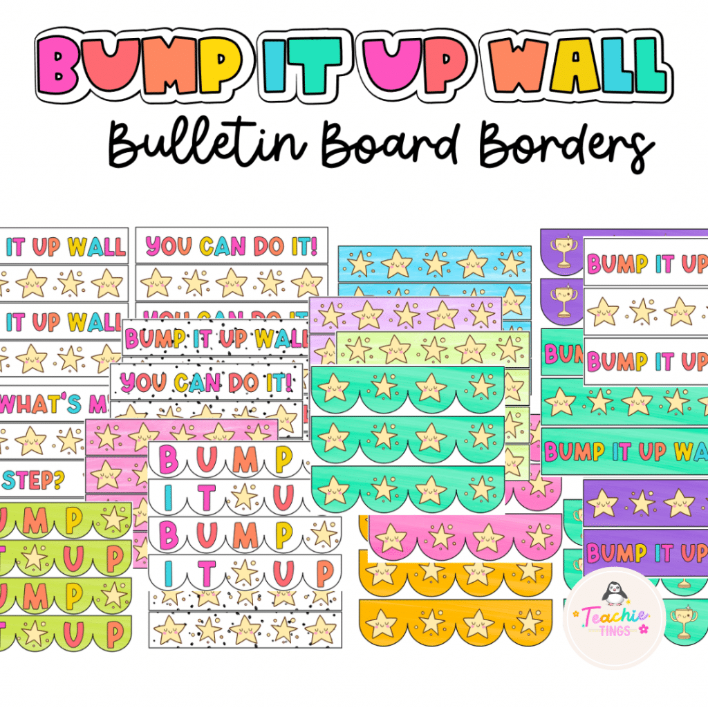 Bump It Up Wall Bulletin Board Borders