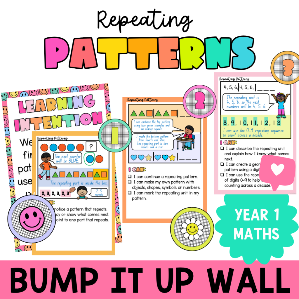 year 1 repeating patterns